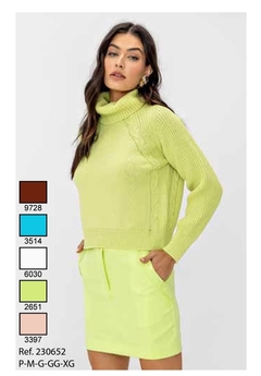 BLUSA Taglietti 230652 ampla gola alta