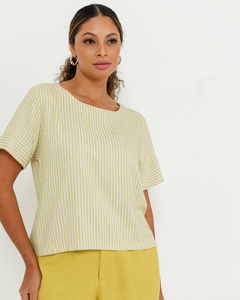 BLUSA MIRASUL 4210122 VISCOSE LINHO LIST