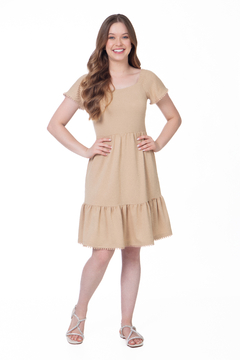 Vestido Hapuk 61090 Perola pique rodadinho - loja online