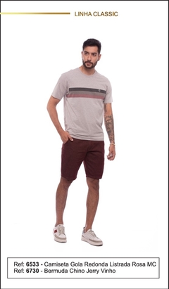 Camiseta Dockston 6531 gola redonda regular