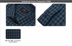 CAMISA MOUNT VERNON 3842320 M/L SLIM FIT XADREZ ALGODAO EXTRA na internet