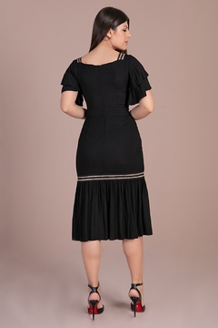 Vestido Hadaza 51164 midi com detalhe - comprar online