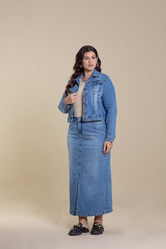 Jaqueta Hadaza 18090 jeans - comprar online