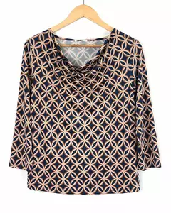 Blusa Caroll 24155 malha fria 3/4