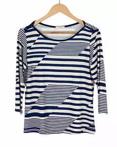 Blusa Caroll 24270 malha fria 3/4 na internet