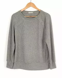 BLUSA Caroll 24300 BOTOES FRENTE TRICOT LISA - comprar online