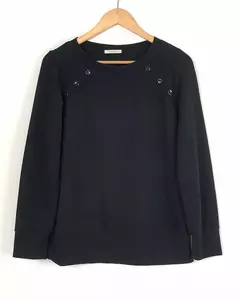 BLUSA Caroll 24300 BOTOES FRENTE TRICOT LISA - Loja de Roupas A Praça 