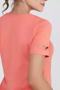 Blusa Feminina Fitness Poliamida Coral UV50 Epulari na internet