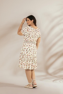 Vestido Hadaza 51301 viscose floral - comprar online