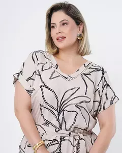 Vestido New Umbi 85025 estampado - comprar online