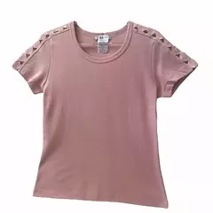 Blusa Mauricio 13948 m/c com guipir malha canelada de algodao na internet