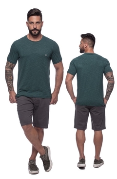 CAMISETA Dockston 7108 GOLA REDONDA FLUID FLAME MC MODELAGEM REGULAR