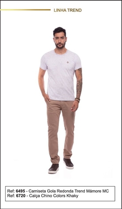 Camiseta Dockston 6495 gola careca