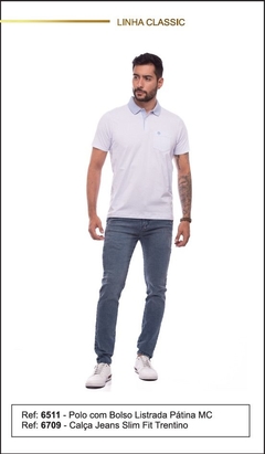 Camiseta Dockston 6511 polo c/ bolso regular