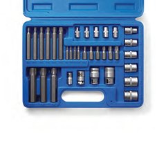 Juego de Bocallaves y Puntas Tamper Torx (34 Pzs)