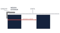 Cinta Mtrica autofrenante 3 mt - tienda online