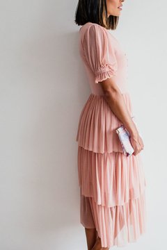 Vestido Rosa de Tule - comprar online