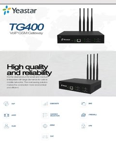 Gateway Yeastar GSM IP TG400 - Liefrink