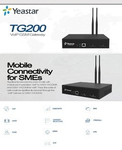 Gateway Yeastar GSM IP TG200 en internet