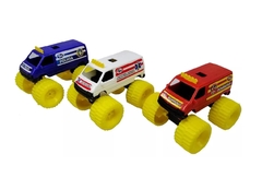 Vehículos Set x 3 : Policía, Bombero y Ambulancia 17 x 12 x 13 cm