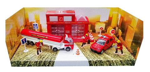 Estación de bomberos, Rescate, auto emergencia