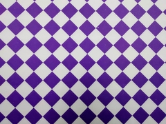 Cartulinas Bifaz 50 x 70 cm. Violeta: Rombos/Rayas