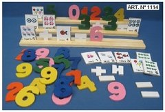 Imagen de Set de números con bases x 48 piezas Art. N° 1114