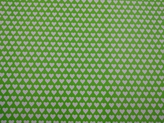 Cartulina Bifaz 70 x 50 cm. Verde Claro: Corazones