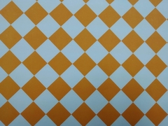 Cartulinas Bifaz 50 x 70 cm. Naranja: Rombos / Rayas