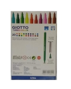Marcador largo color Giotto caja x 20 unidades en internet