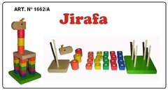 Art. N° 1662-A: Ensartado Jirafa Madera - comprar online