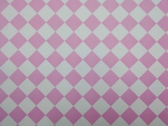 Cartulinas Bifaz 50 x 70 cm. Rosa pastel: Rombos/Rayas