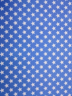 Cartulina Bifaz 50 x 70 cm Azul: Estrellas