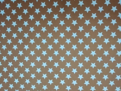 Cartulina Bifaz 50 x 50 cm Marron: Estrellas