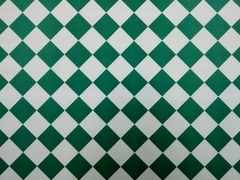 Cartulinas Bifaz 50 x 70 cm. Verde: Rombos/Rayas