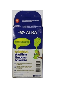 Crayones Alba Cortos Finos caja x 6 u. - comprar online