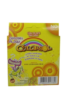 Crayones "Colorsol" de Alba cortos Finos x 12 u. - comprar online