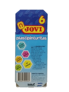 Crayones Jovi PLASTIPINTURITAS cortos x 6 u. - comprar online