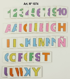 Lotería de Números y letras x 49 piezas1074-1 - tienda online