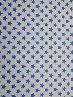 Cartulina Bifaz 50 x 70 cm Azul: Estrellas - comprar online