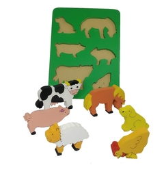 Encaje con Relieve Animalitos de la Granja Art.N° 572 - comprar online
