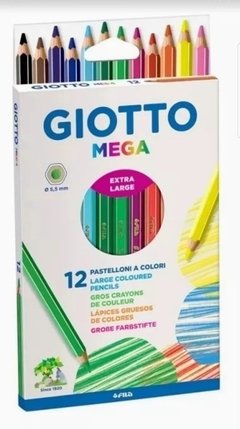 Lápiz color Giotto "Mega" x 12 largos
