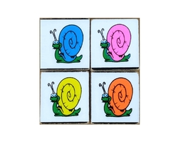 Los Caracolitos juego de recorrido de colores. Art. N° 1259-C - tienda online