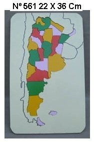 Encaje Mapa República Argentina