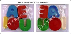 Vocales Set de Moldes Art. N° 708 - DISTRISEBA