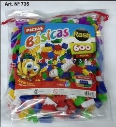 Bloques ladrillos Rasti por 600 piezas