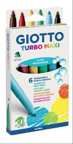 Marcador Giotto Turbo Maxi x 6 unidades