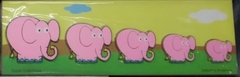 Encaje seriación grueso con relieve Elefante - comprar online