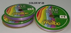 Cinta Raso doble faz N* 1 - Color N* 28