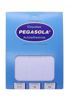 Etiquetas Pegasola 3030
